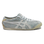 ONITSUKA TIGER Mexico 66 Womens Lace-Up Trainers Grey Canvas UK 4 Casual