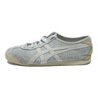 ONITSUKA TIGER Mexico 66 Womens Lace-Up Trainers Grey Canvas UK 4 Casual