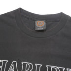 HARLEY DAVIDSON 1996 Mens Black Made In The USA Graphic T-Shirt L Short Sleeve