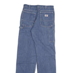 DICKIES Mens Blue Regular Fit Straight Denim Jeans W28 L32 Workwear Style