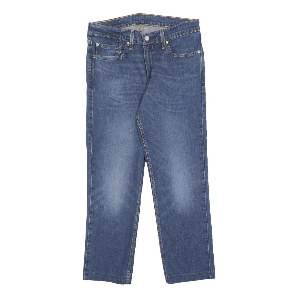 LEVI'S 511 Slim Mens Jeans Blue Slim Straight Denim Medium W31 L25 Zip