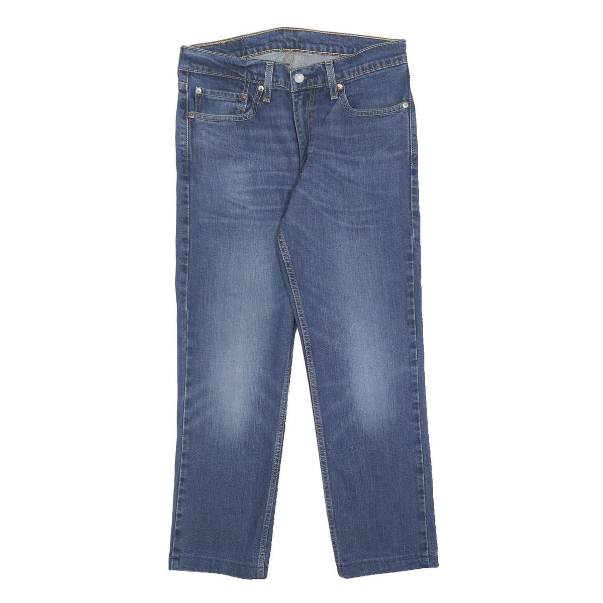 LEVI'S 511 Slim Mens Jeans Blue Slim Straight Denim Medium W31 L25 Zip