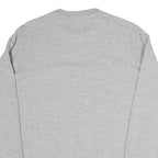 CHAMPION Mens Grey Crew Neck S Logo Sweatshirt Cotton Blend Casual Pullover