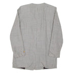 Womens Blazer Coat Black Houndstooth S
