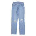 LEVI'S 501 Womens Regular Fit Straight Denim Light W24 L30 Classic Button Jeans