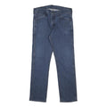 LEVI'S 513 Mens Slim Blue Denim Raw W30 L27 Slim Fit Jeans Cotton Blend