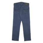 LEVI'S 513 Mens Slim Blue Denim Raw W30 L27 Slim Fit Jeans Cotton Blend