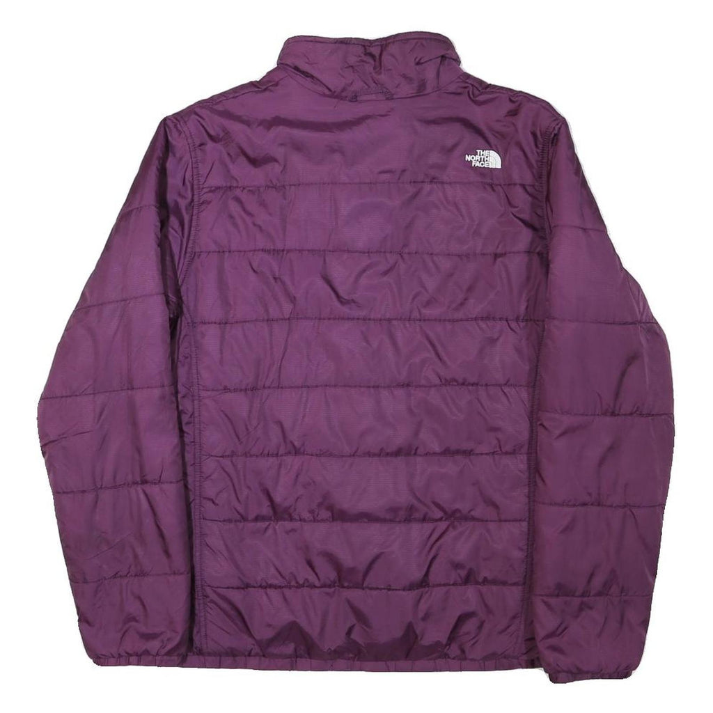 THE NORTH FACE Womens Purple Jacket L Polyester Blend Zip Lightweight Outdoor