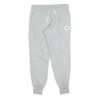 CONVERSE Womens Joggers Grey XS W28 L27 Cotton Blend Regular Tapered Fit