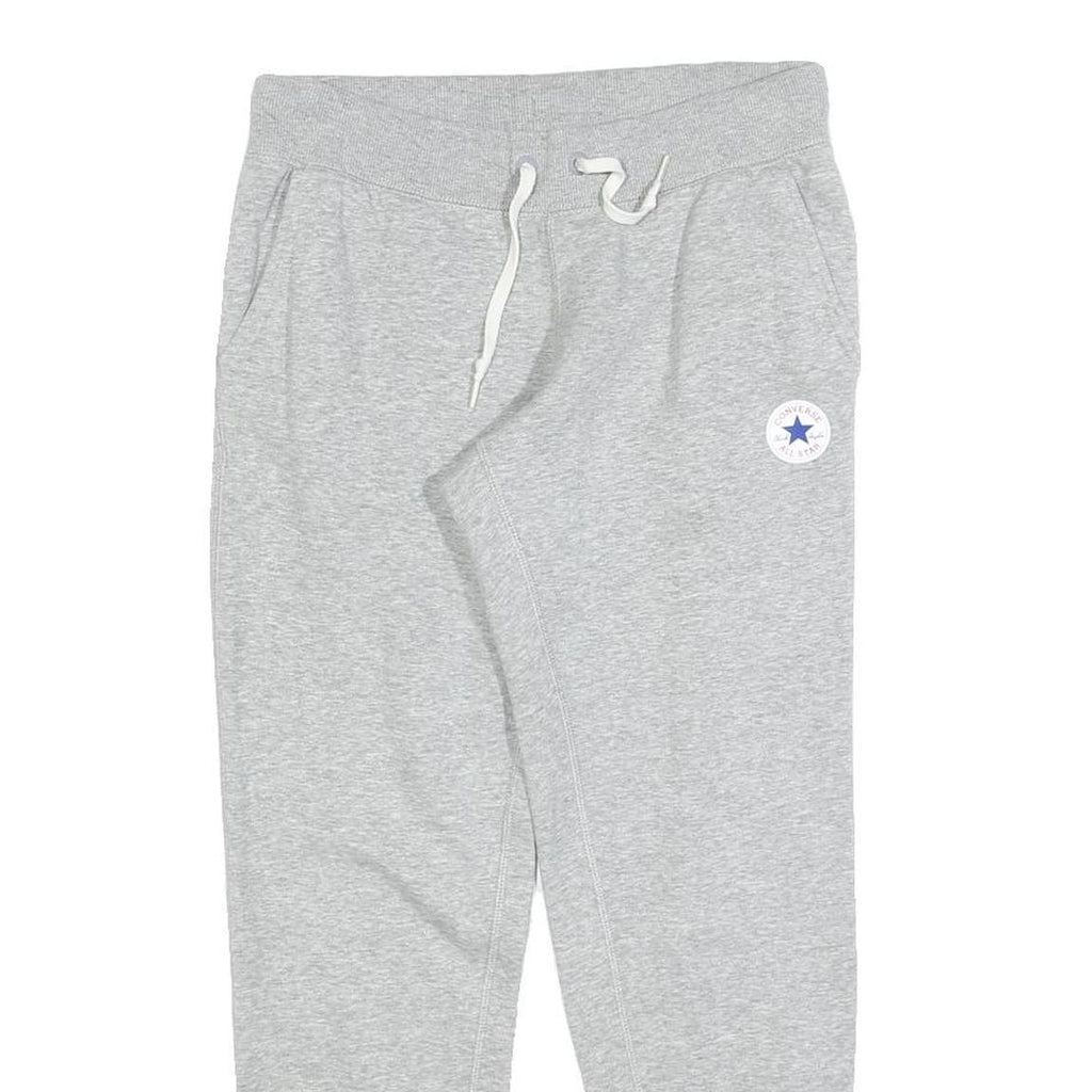 CONVERSE Womens Joggers Grey XS W28 L27 Cotton Blend Regular Tapered Fit