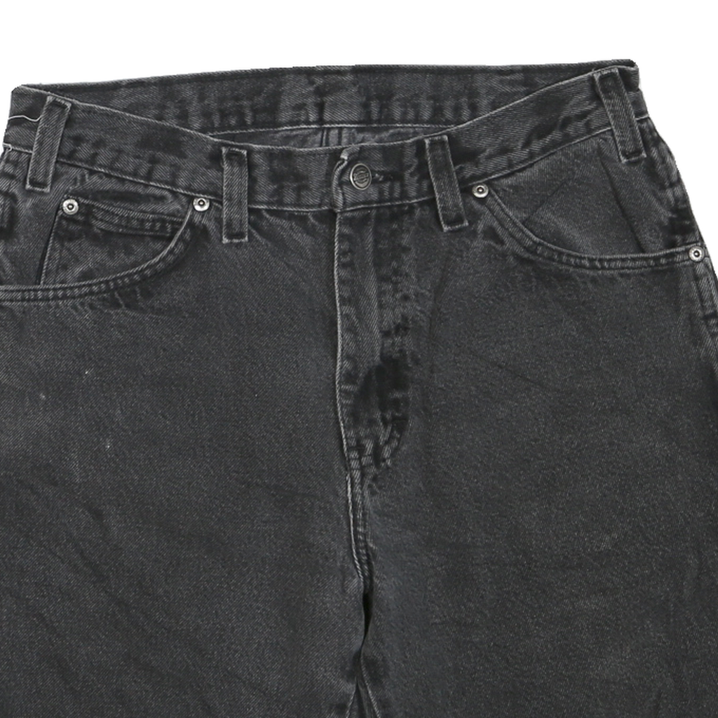 DICKIES Womens Shorts Black Casual Denim M W32 Everyday Wear