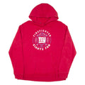 FANATICS Firefighter Ny Giants Fan Mens Red Hoodie USA XL
