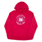 FANATICS Firefighter Ny Giants Fan Mens Red Hoodie USA XL