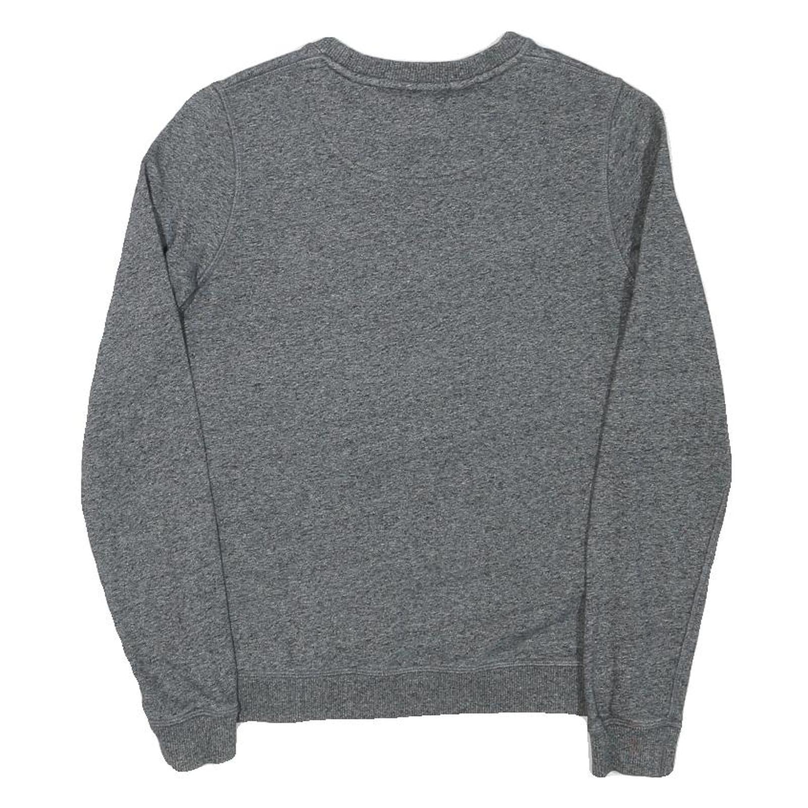 KENZO Mens Grey Cotton Blend Crew Neck XS Embroidered Tiger Sweatshirt