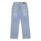 LEE Boys Regular Fit Blue Denim Jeans Cotton Blend W28 L28 Button Closure