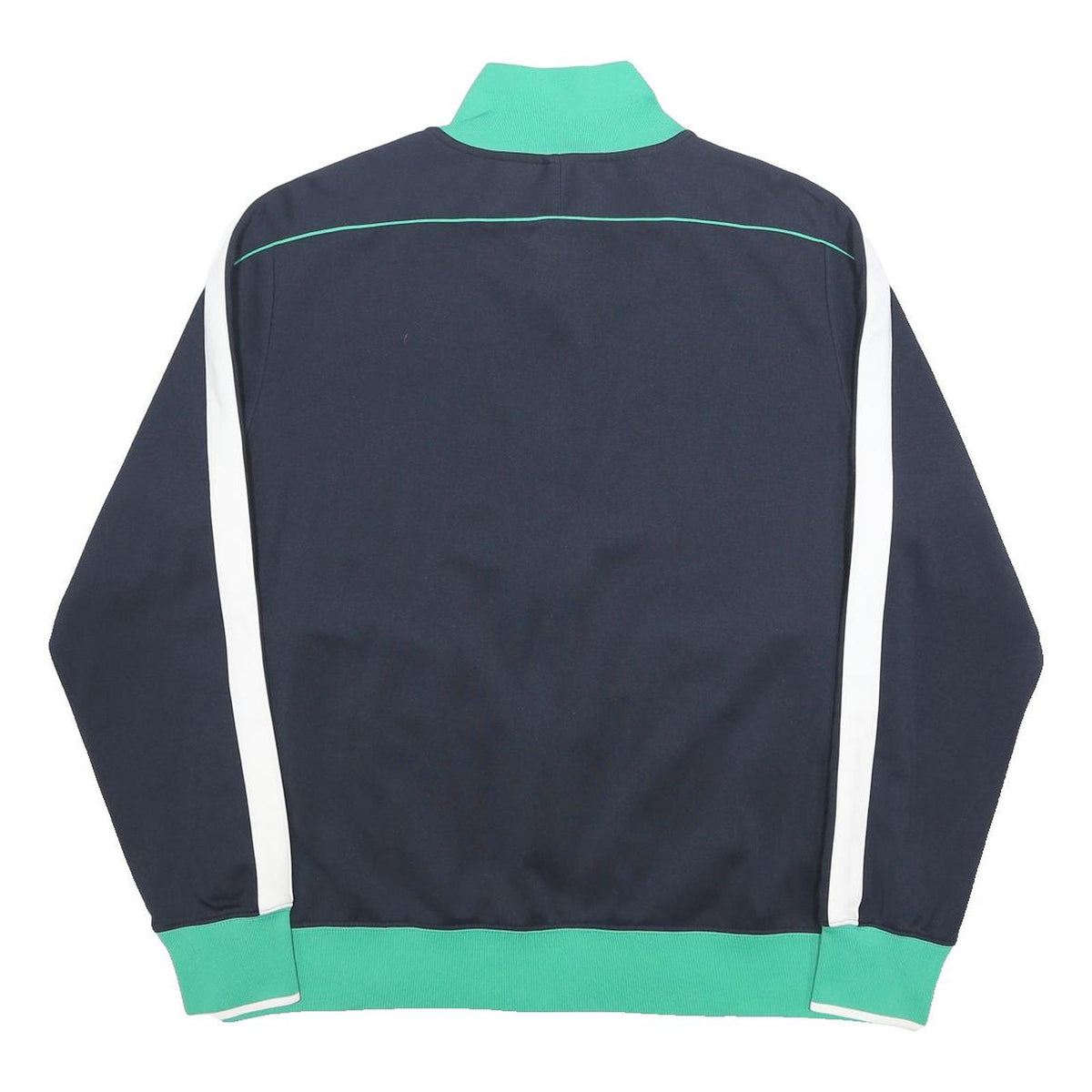 NIKE Mens Navy & Green Zip Track Jacket XL Polyester Sportswear Casual