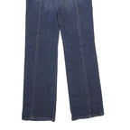 GUESS Womens Blue Regular Fit Straight Denim Medium Wash Jeans W32 L34 Button