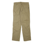 LAFUMA Mens Cotton Blend Beige Regular Straight Trousers W33 L32 Casual Outdoor