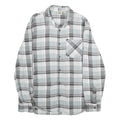 VANS Mens Blue & Grey Check Shirt M Long Sleeve Cotton Casual Button Up