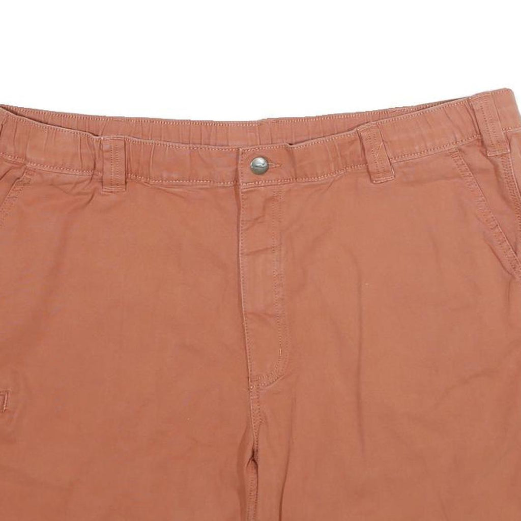 CARHARTT Mens Shorts Rust Orange Casual Workwear XL W40 Utility Cotton Blend