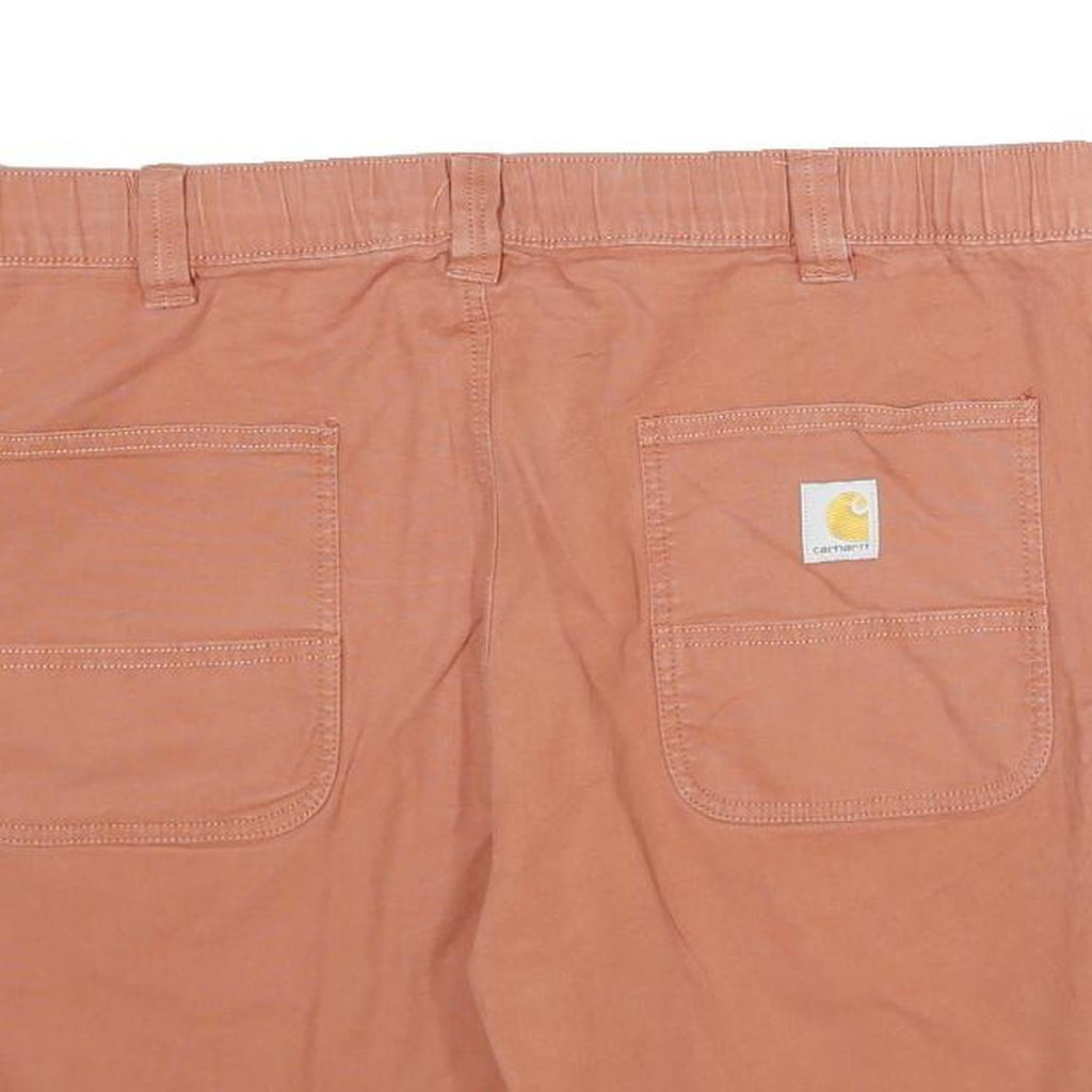 CARHARTT Mens Shorts Rust Orange Casual Workwear XL W40 Utility Cotton Blend