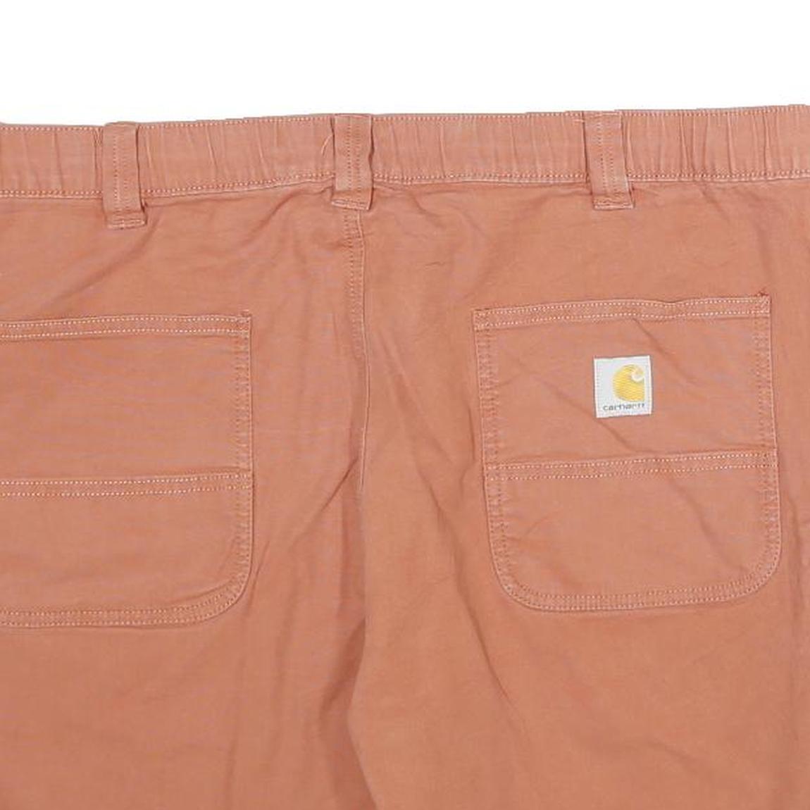 CARHARTT Mens Shorts Rust Orange Casual Workwear XL W40 Utility Cotton Blend