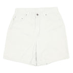 CHIC Womens Shorts White Casual Classic M W28 Cotton Blend Comfortable