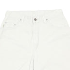 CHIC Womens Shorts White Casual Classic M W28 Cotton Blend Comfortable