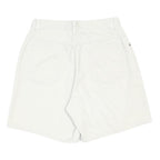 CHIC Womens Shorts White Casual Classic M W28 Cotton Blend Comfortable