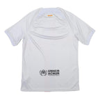 NIKE Mens White & Red & Blue Barcelona Football Shirt M Short Sleeve Crew Neck