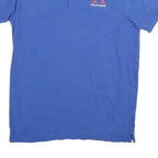 TOMMY HILFIGER Mens Blue H Logo Short Sleeve Polo Shirt XL Cotton Casual