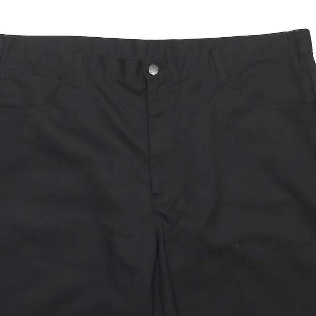 DICKIES Mens Shorts Black Casual Cotton Blend XL W42 Relaxed Fit Workwear