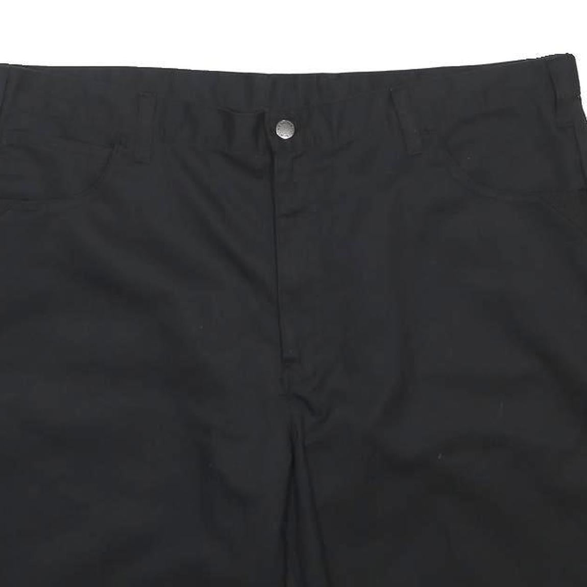 DICKIES Mens Shorts Black Casual Cotton Blend XL W42 Relaxed Fit Workwear