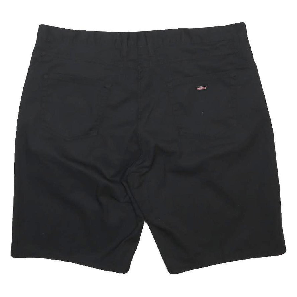 DICKIES Mens Shorts Black Casual Cotton Blend XL W42 Relaxed Fit Workwear