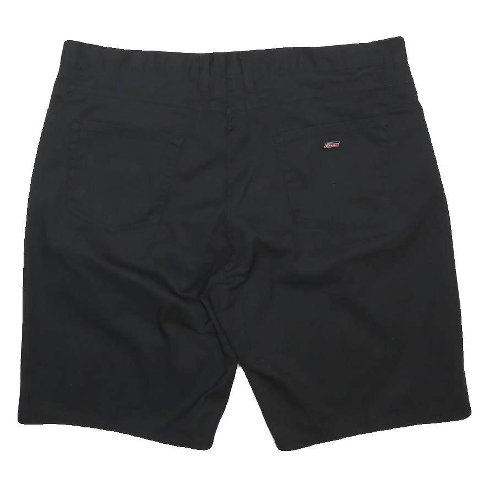 DICKIES Mens Shorts Black Casual Cotton Blend XL W42 Relaxed Fit Workwear