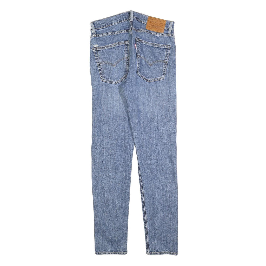 LEVI'S 512 Big E Mens Jeans Blue Slim Skinny Denim Medium W30 L32 Classic Zip