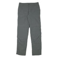 COLUMBIA Womens Grey Regular Fit Straight Leg Polyester Blend Trousers W30 L32