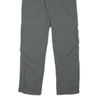 COLUMBIA Womens Grey Regular Fit Straight Leg Polyester Blend Trousers W30 L32