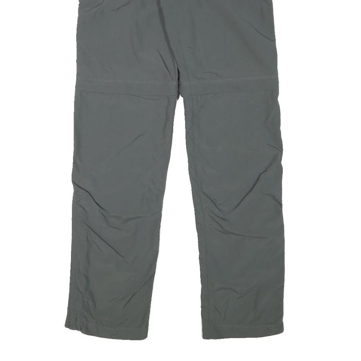 COLUMBIA Womens Grey Regular Fit Straight Leg Polyester Blend Trousers W30 L32