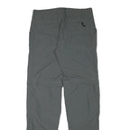 COLUMBIA Womens Grey Regular Fit Straight Leg Polyester Blend Trousers W30 L32