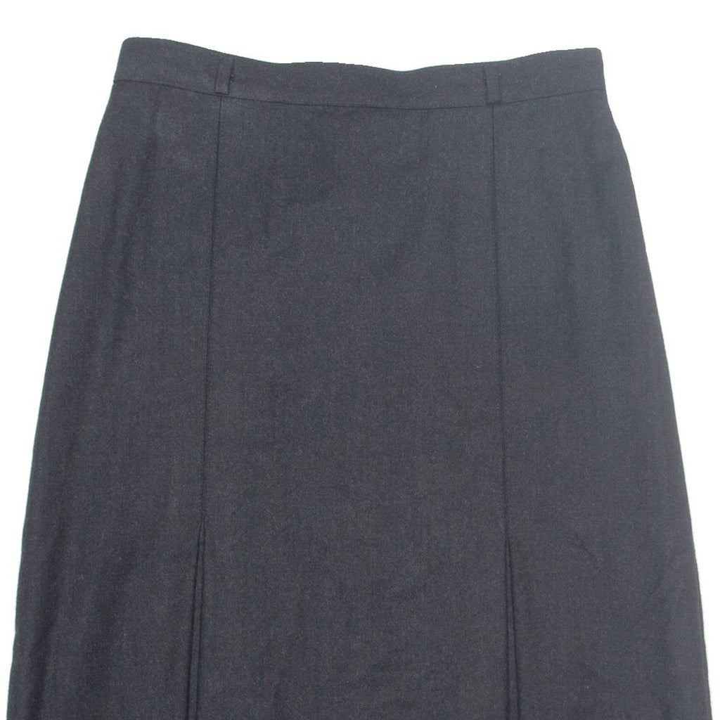 GOLDEN GATE Womens Straight Skirt Black Midi Wool M