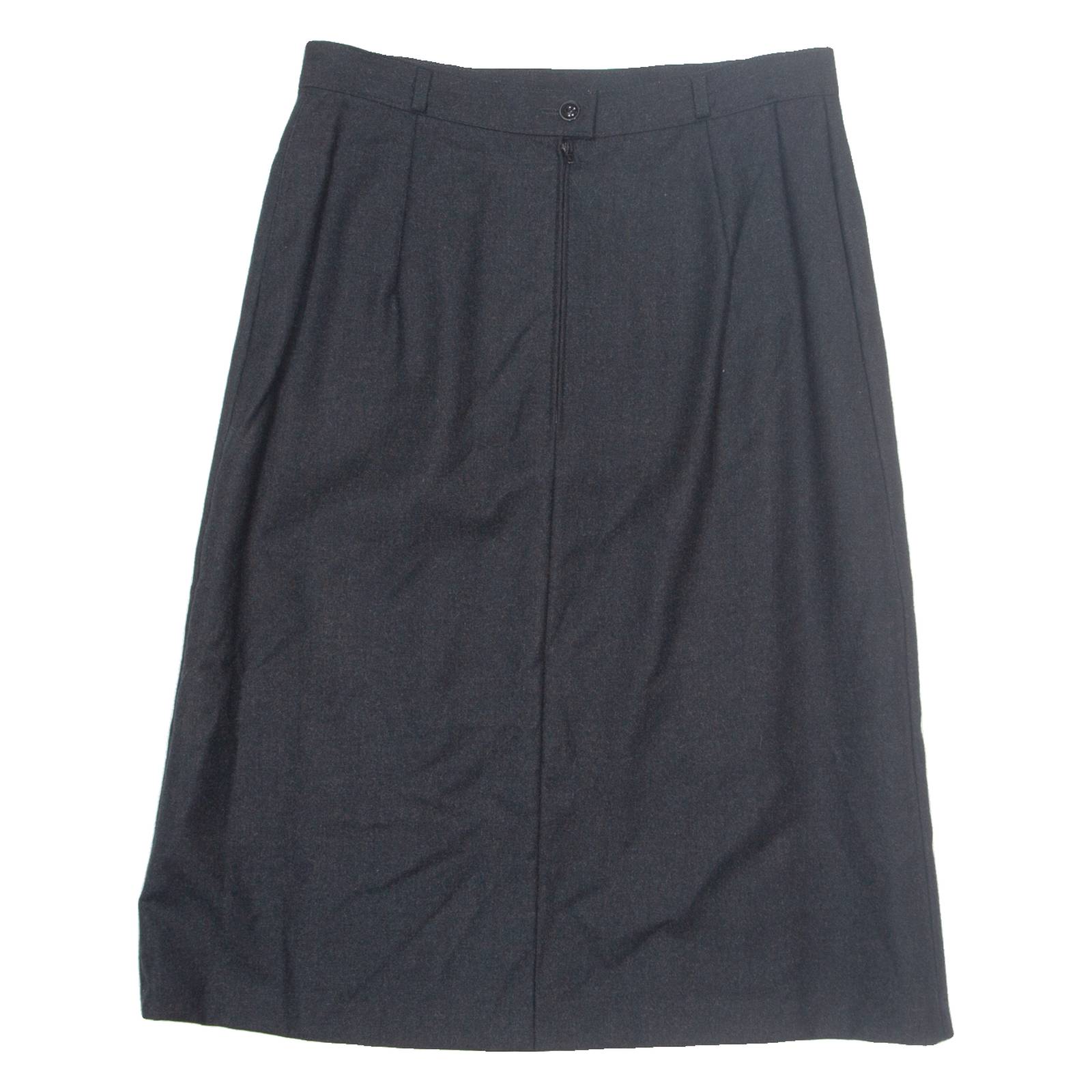 GOLDEN GATE Womens Straight Skirt Black Midi Wool M
