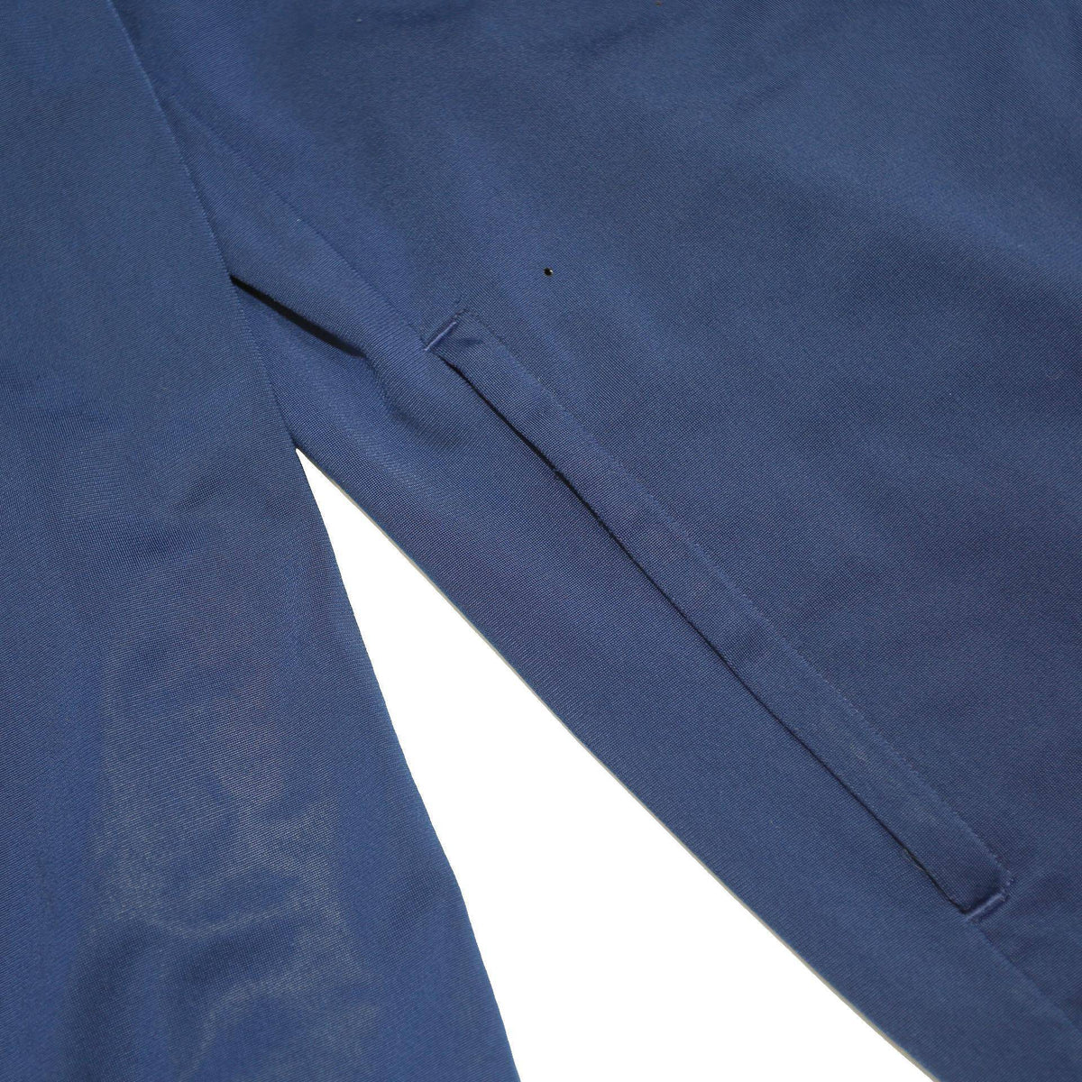 ADIDAS Mens Blue Black Track Jacket S Polyester Zip Sportswear