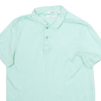 CALVIN KLEIN Mens Polo Shirt Green M