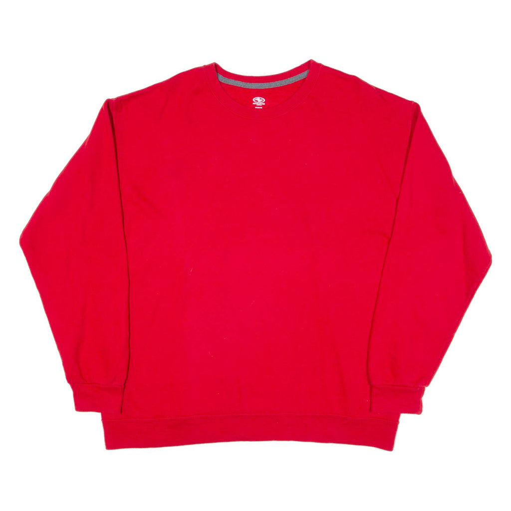 ATHLETIC WORKS Mens Sweatshirt Red L