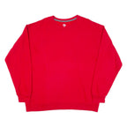 ATHLETIC WORKS Mens Sweatshirt Red L