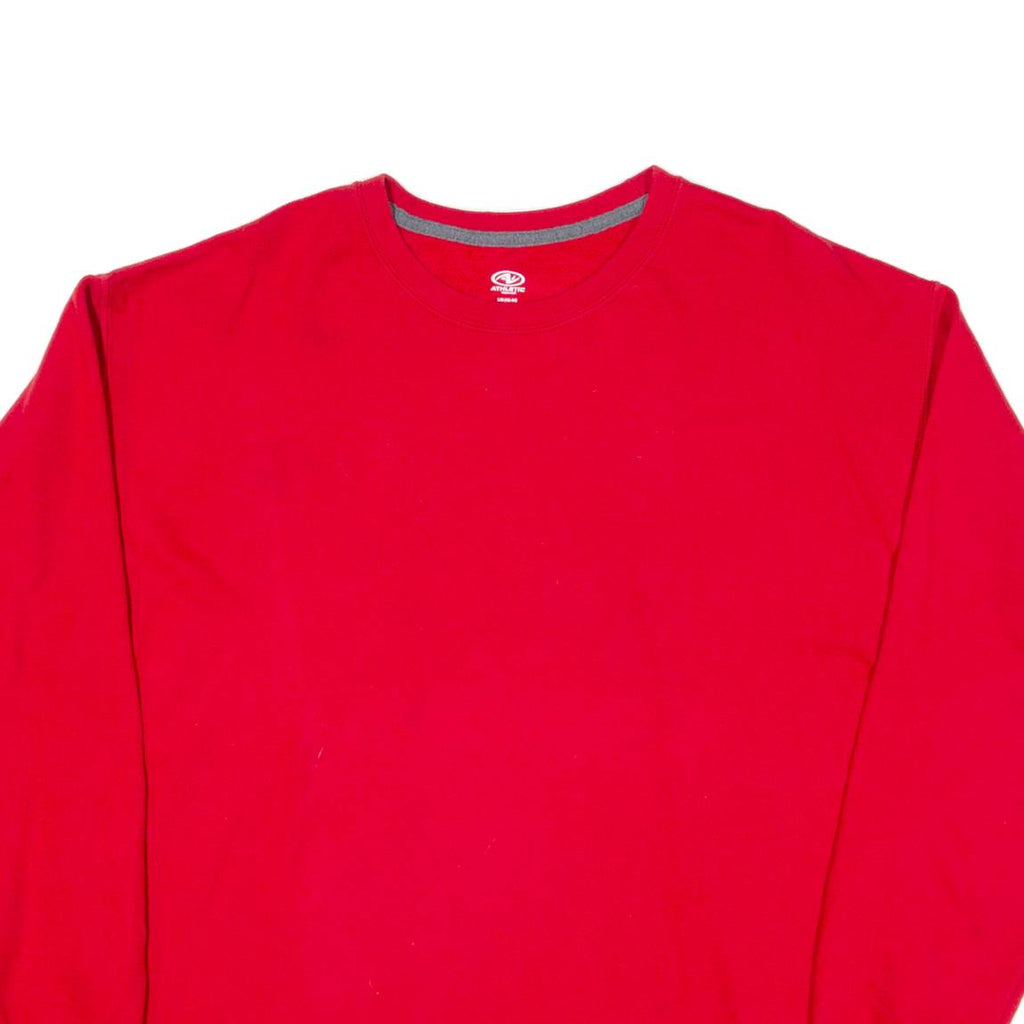 ATHLETIC WORKS Mens Sweatshirt Red L
