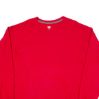 ATHLETIC WORKS Mens Sweatshirt Red L
