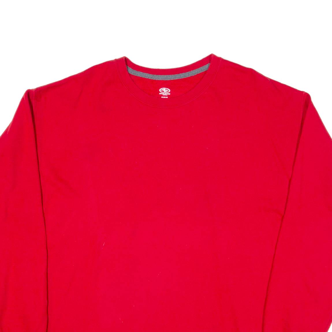ATHLETIC WORKS Mens Sweatshirt Red L