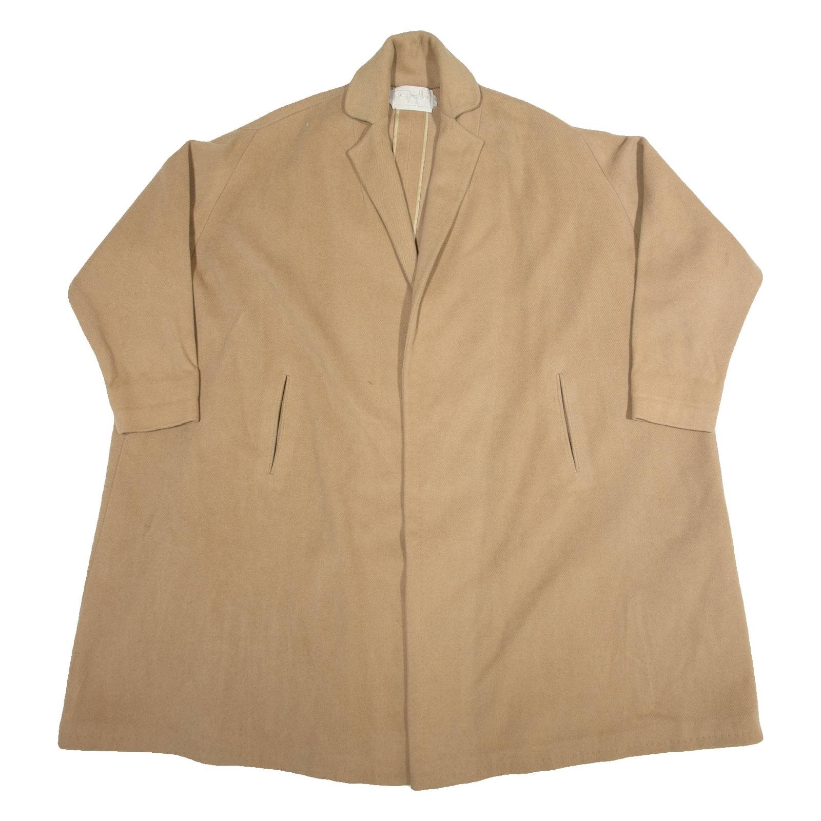 GIUSY BRESCIANI Womens Overcoat Coat Brown 90s L